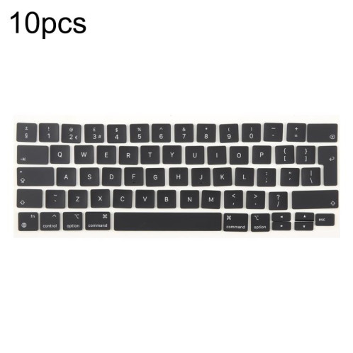 Lot de 10 touches de raccourci pour MacBook A2251, A2289, A2238, A2338, version UK, langue : anglais SH40121210-33